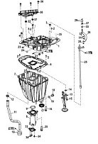 Адапторная пластина 4-Х ТАКТНОГО ПЛМ MERCURY 100 Серийный номер от 0P459572 и выше