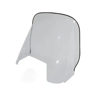 Стекло ветровое для снегохода Yamaha BRAVO  250 T увеличенное (высота 62см, толщина 3мм, МПК)